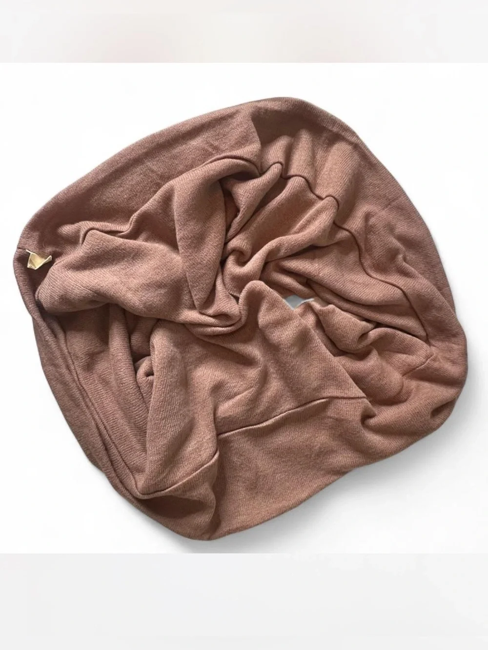 💜 Janice Blush Knit Infinity Scarf (OS)